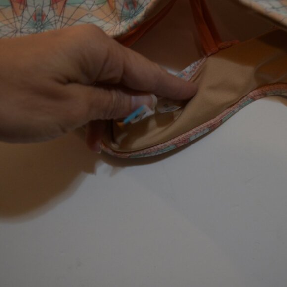 CABANA Life Swim Bikini Top 3 Strings Straps Pastel Colors Pink-Green Girls' 12 - Picture 5 of 6